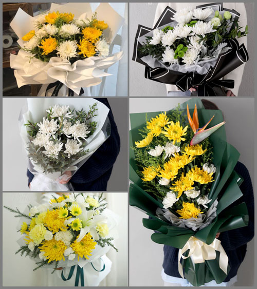 江苏镇江丹徒区高桥镇白事花束代送